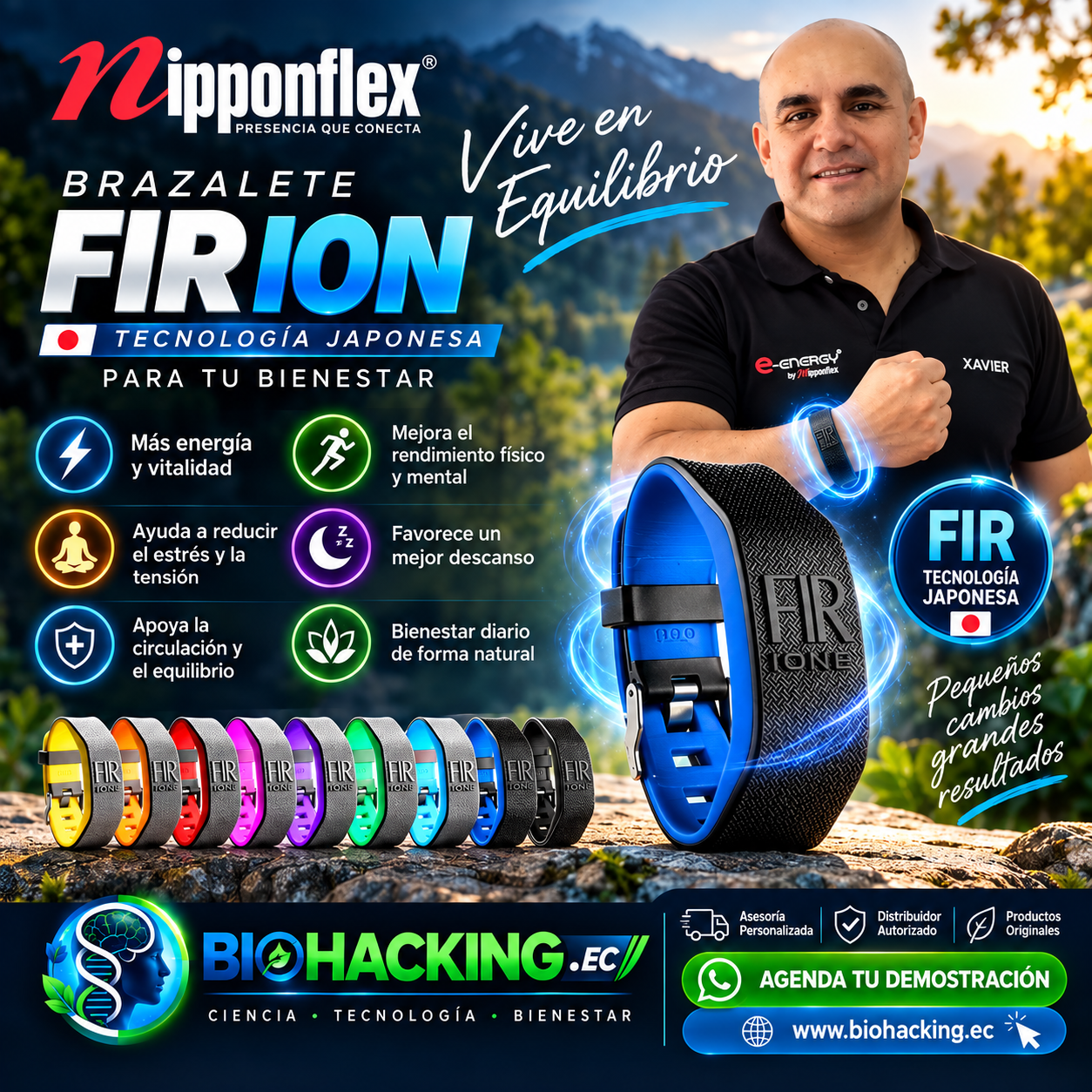 Brazalete FIR ION Nipponflex